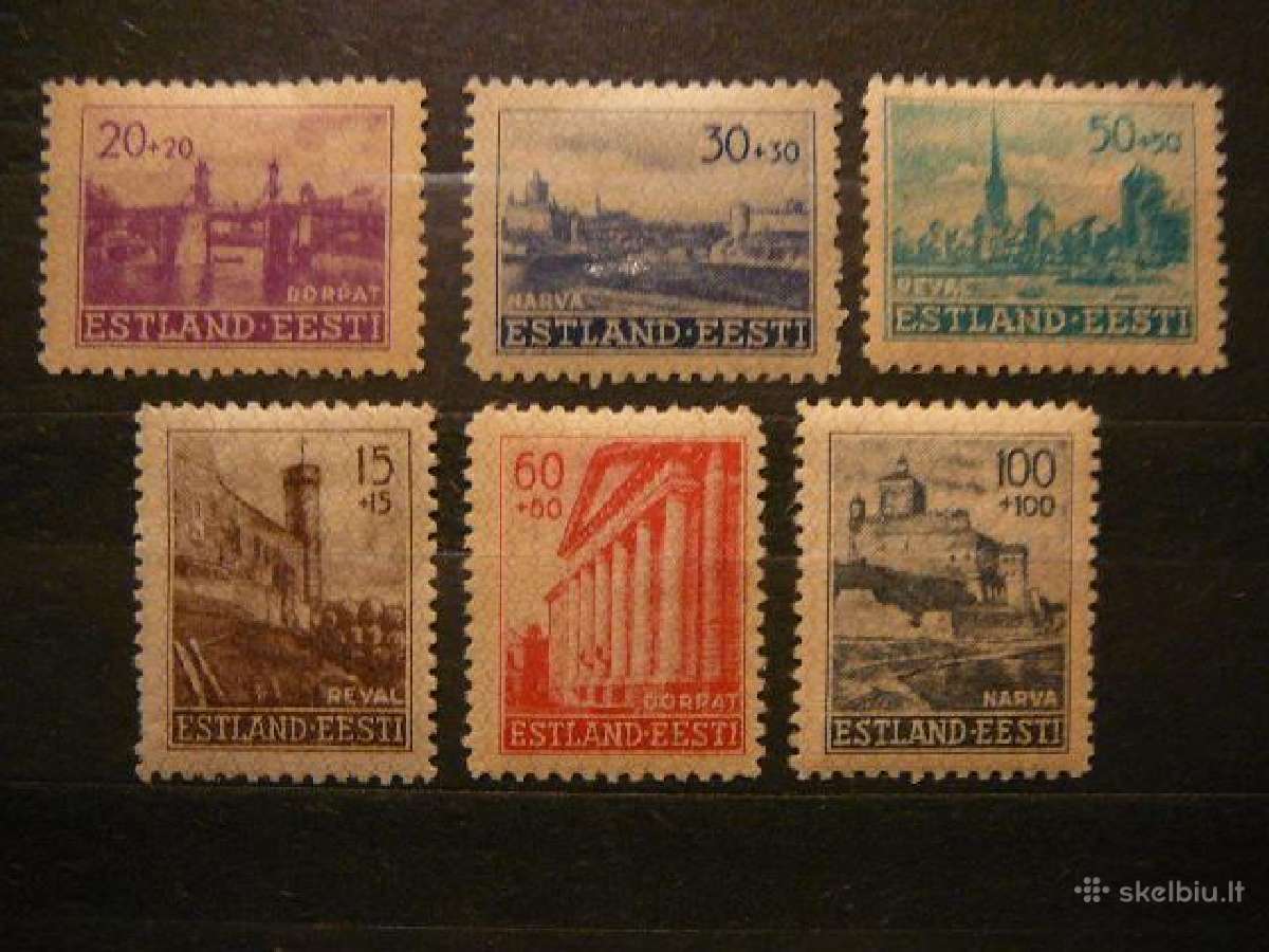 Estija Architektura Vokietija 1941 es4/9sp