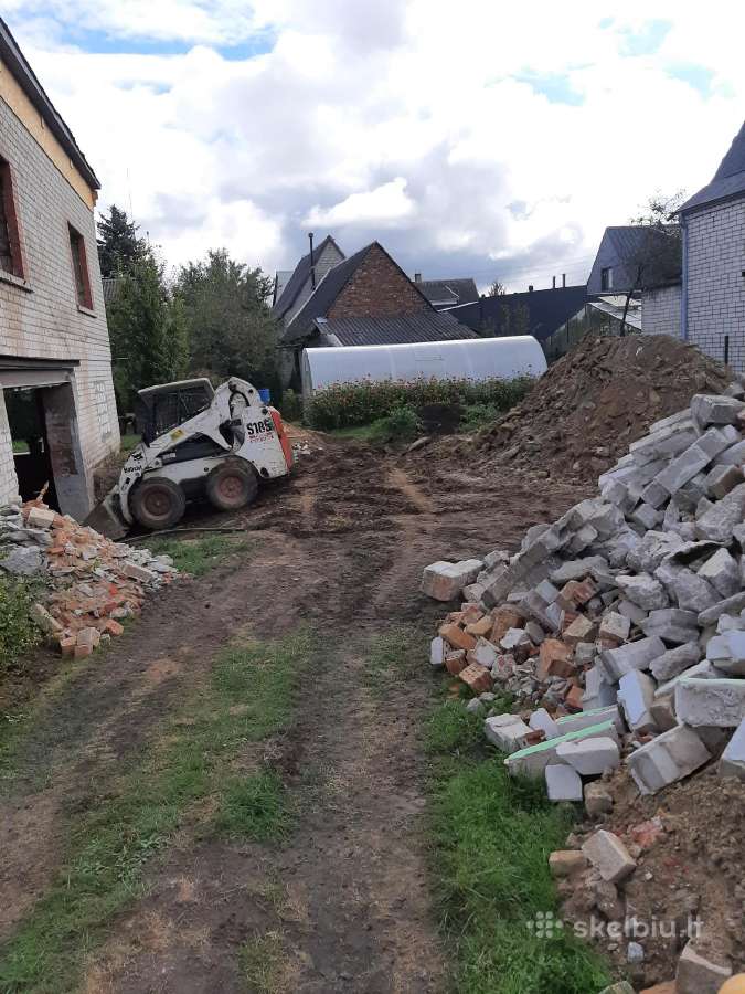 Griovimo darbai su technika ir kt. statybos darbai - nuotraukos Nr. 13