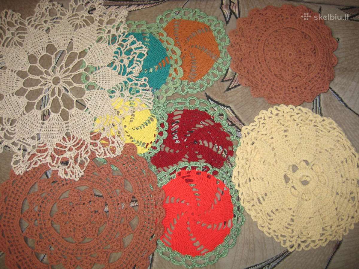 Medžiaginės servetėlės 15 - 36 cm - nuotraukos Nr. 2