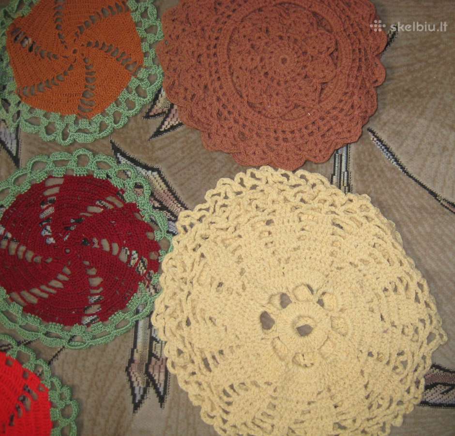 Medžiaginės servetėlės 15 - 36 cm - nuotraukos Nr. 5