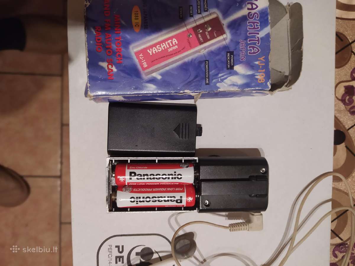 Mini radioimtuvas su skaneriu ir prožektoriu - nuotraukos Nr. 2
