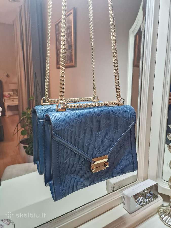 Michael Kors rankinė, mėlyna/turkio
