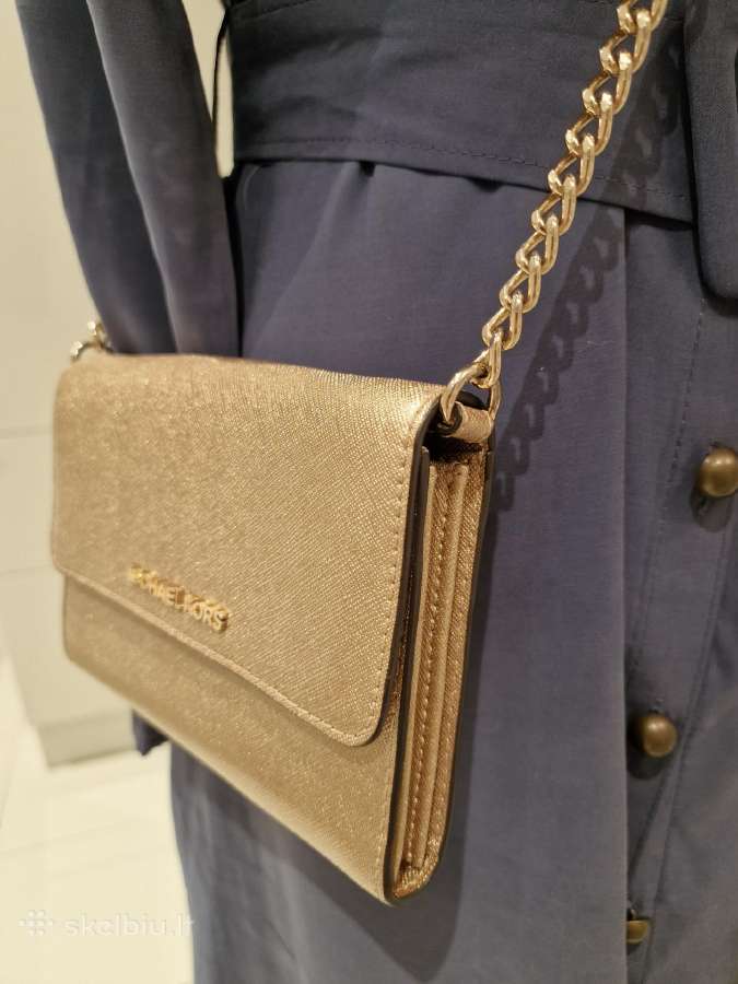 Michael Kors delninė-pinigibė, aukso spalvos - nuotraukos Nr. 2