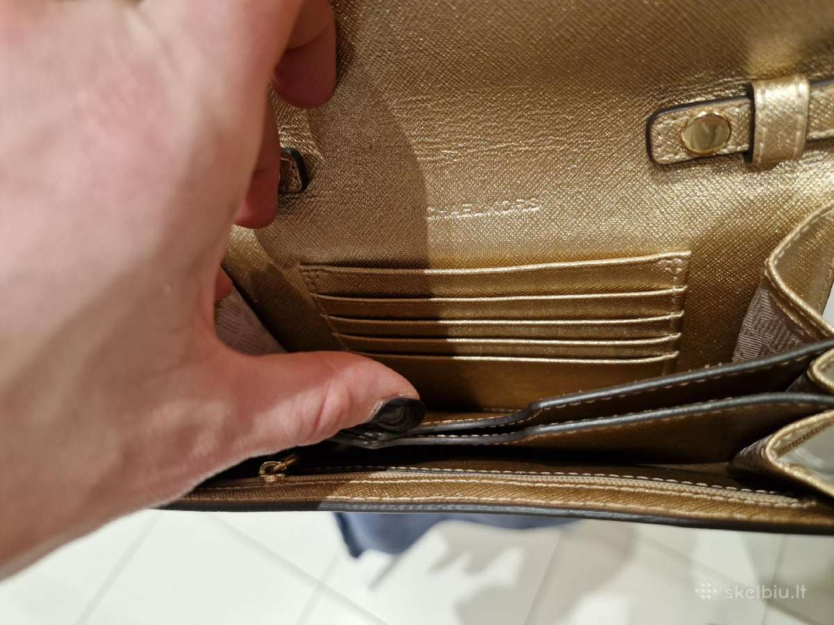 Michael Kors delninė-pinigibė, aukso spalvos - nuotraukos Nr. 7