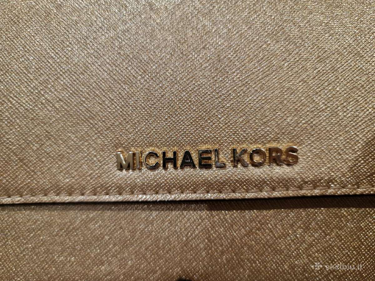 Michael Kors delninė-pinigibė, aukso spalvos - nuotraukos Nr. 9