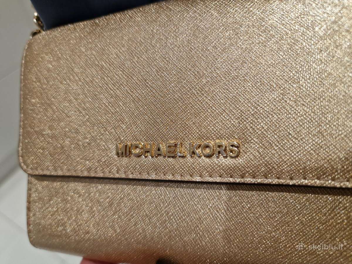 Michael Kors delninė-pinigibė, aukso spalvos - nuotraukos Nr. 10