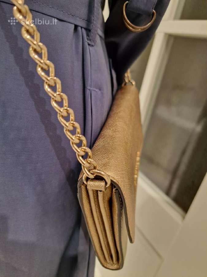 Michael Kors delninė-pinigibė, aukso spalvos - nuotraukos Nr. 16