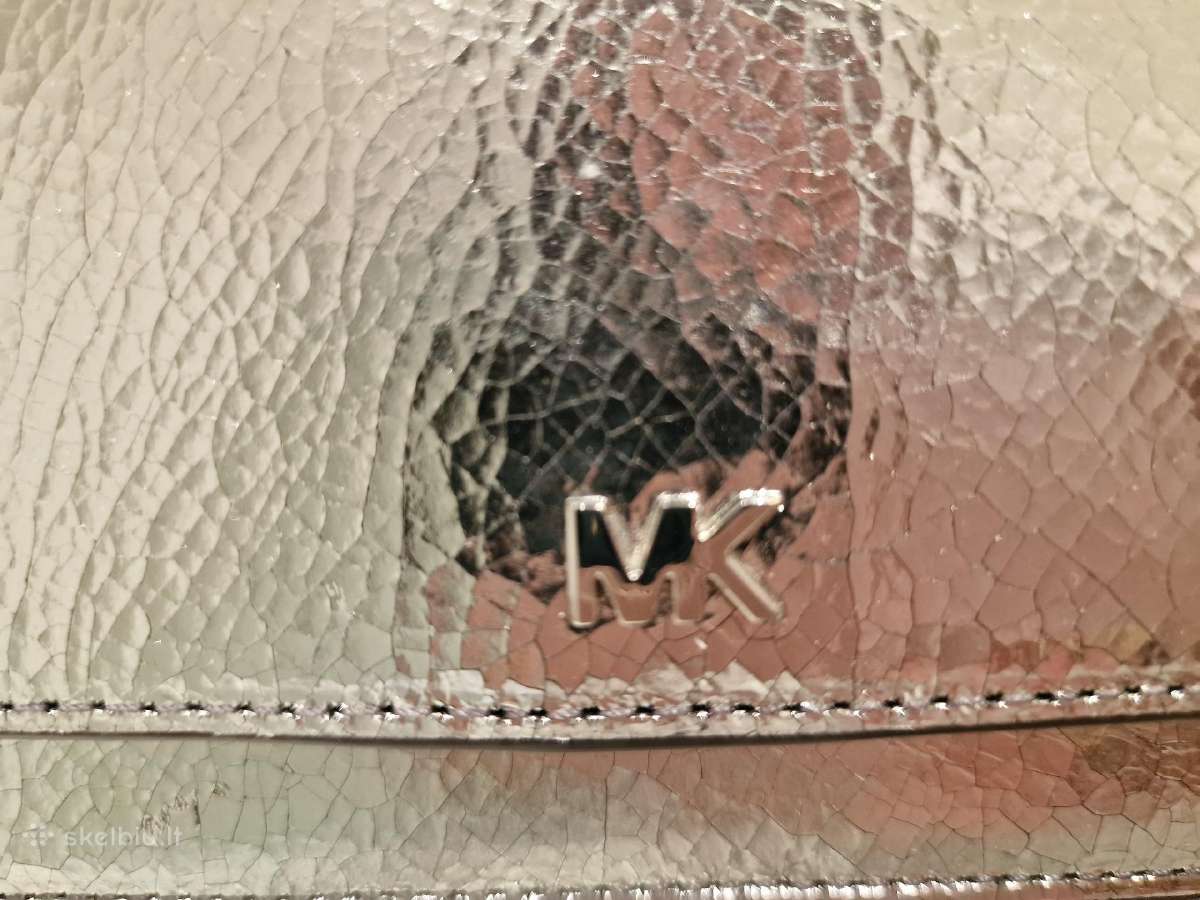 Michael Kors delninė-piniginė, sidabro spalvos, bl - nuotraukos Nr. 5
