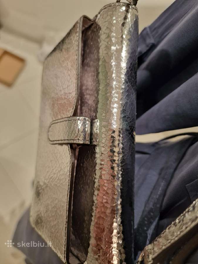 Michael Kors delninė-piniginė, sidabro spalvos, bl - nuotraukos Nr. 8