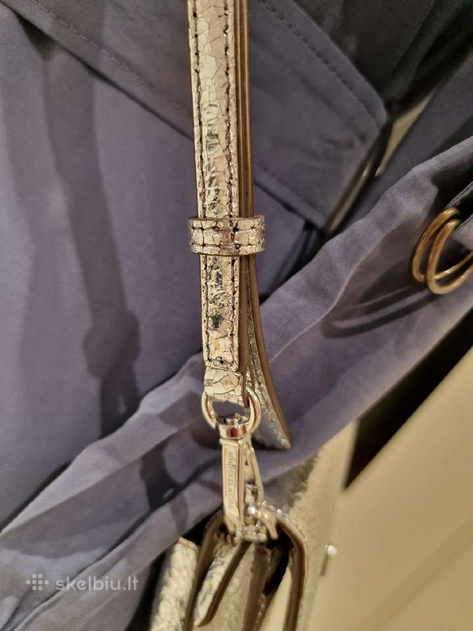 Michael Kors delninė-piniginė, sidabro spalvos, bl - nuotraukos Nr. 24