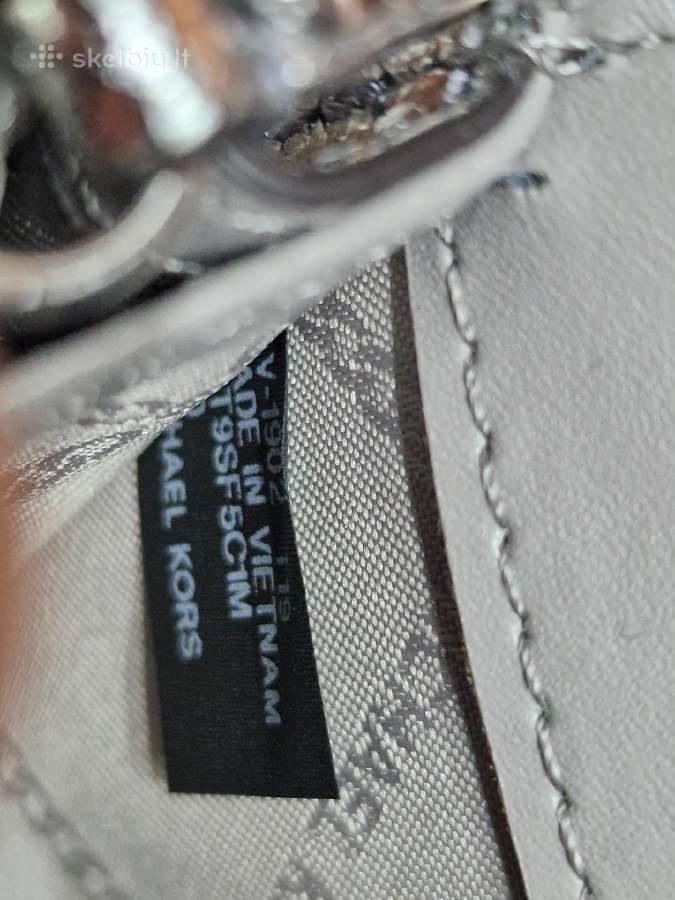 Michael Kors delninė-piniginė, sidabro spalvos, bl - nuotraukos Nr. 27