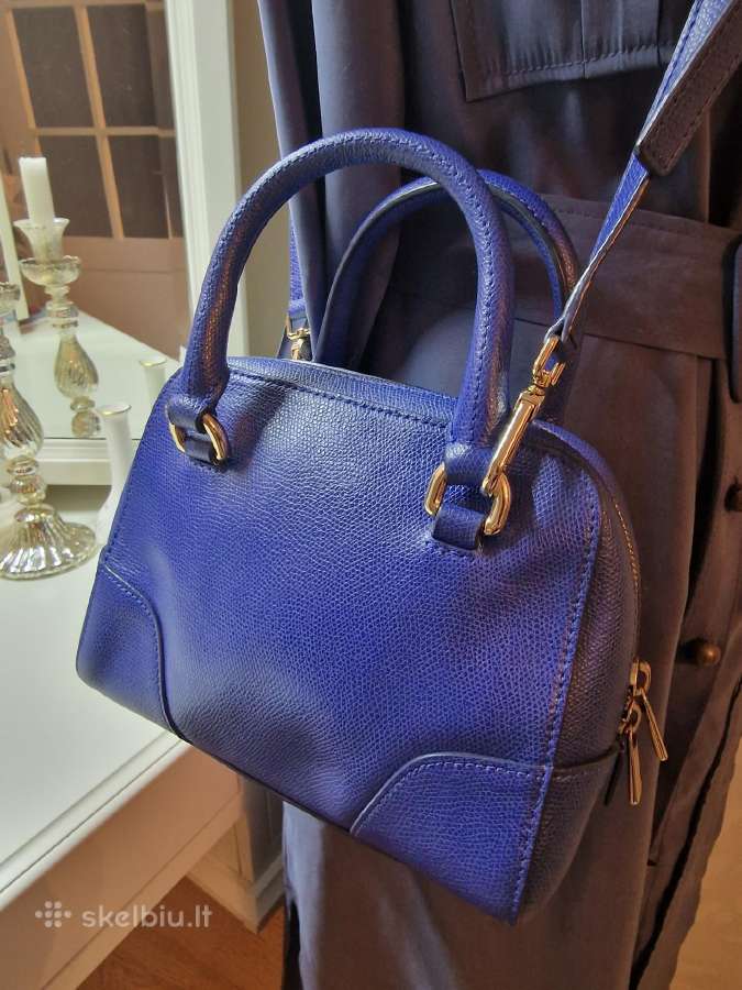 Furla, mėlyna, talpi kaip mini rankinė. - nuotraukos Nr. 18