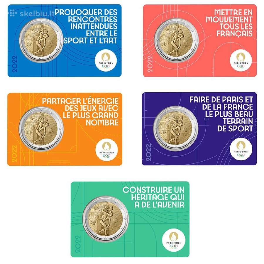 Prancūzijos proginės euro monetos - nuotraukos Nr. 9