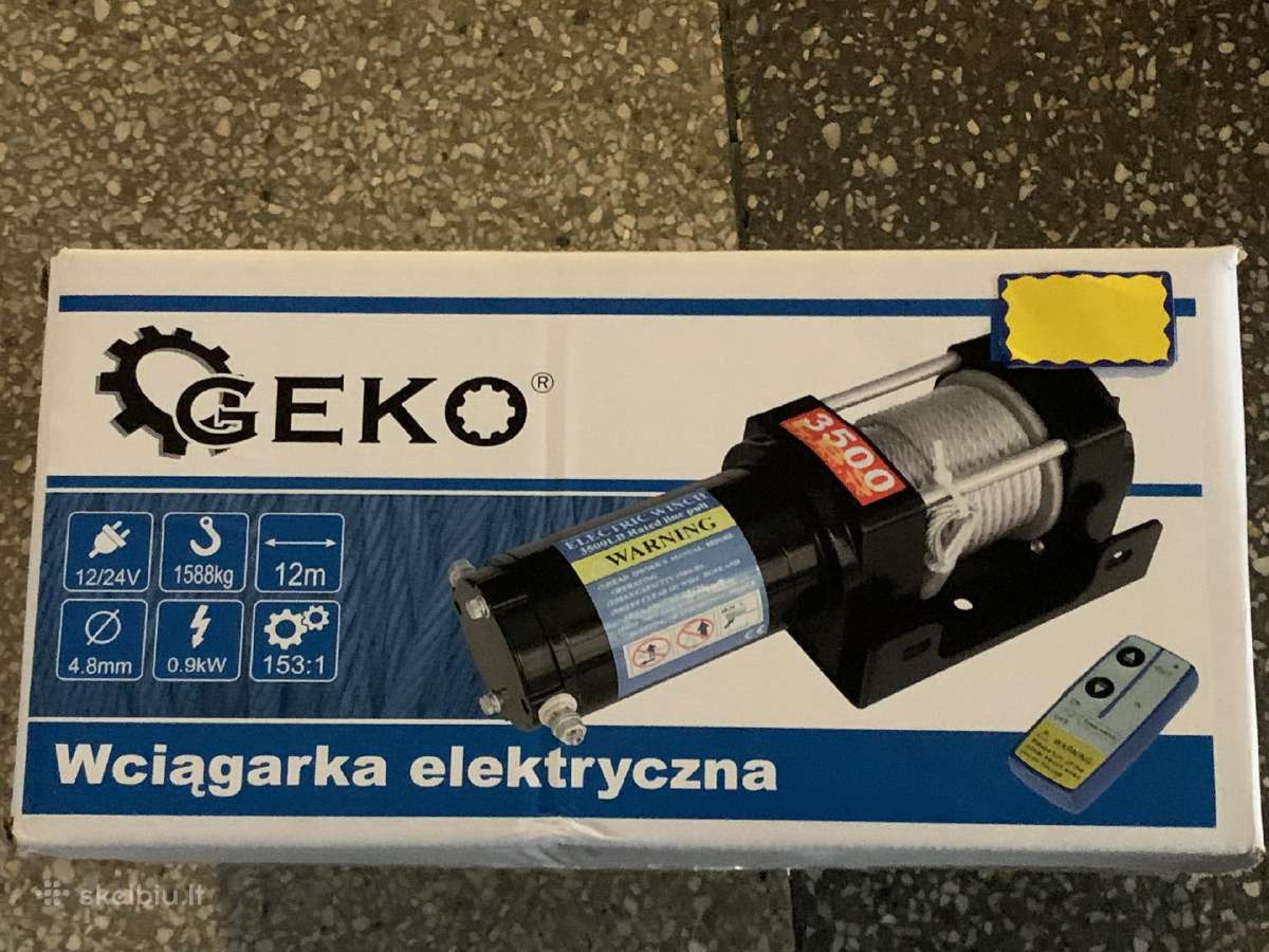 Elektrinė gervė 12v 24v Elektrines gerves libiotke - nuotraukos Nr. 8