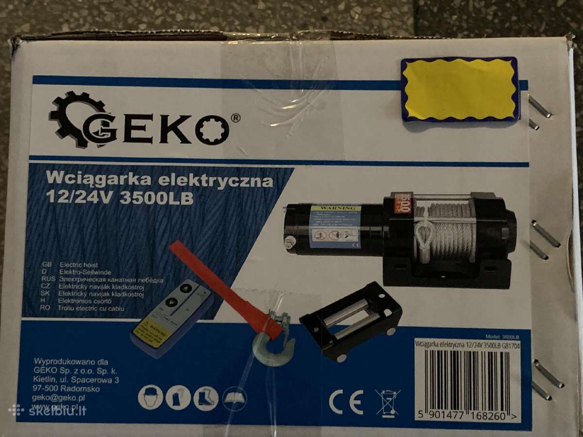 Elektrinė gervė 12v 24v Elektrines gerves libiotke - nuotraukos Nr. 9