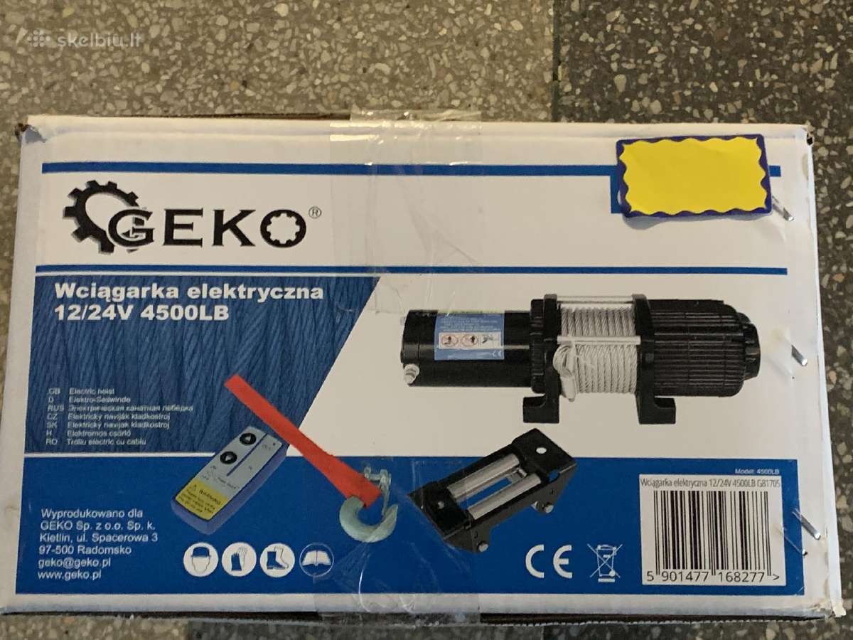 Elektrinė gervė 12v 24v Elektrines gerves libiotke - nuotraukos Nr. 13