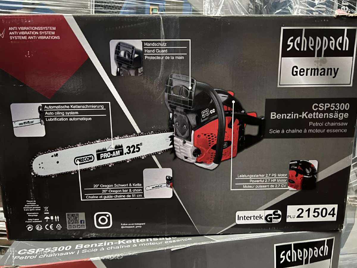Scheppach Csp 5300, Benzininis grandininis pjūklas - nuotraukos Nr. 7