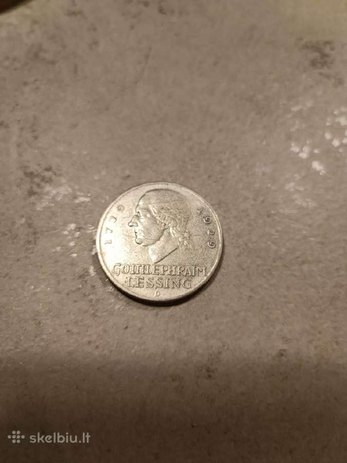 3 markes 1929m. Lesingo gimimo 200-osios metinės