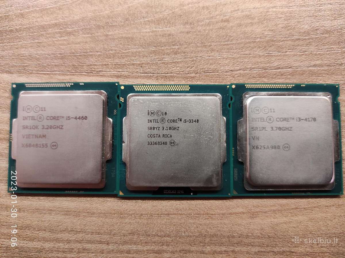 Intel procesoriai i5-650 ir i5-750