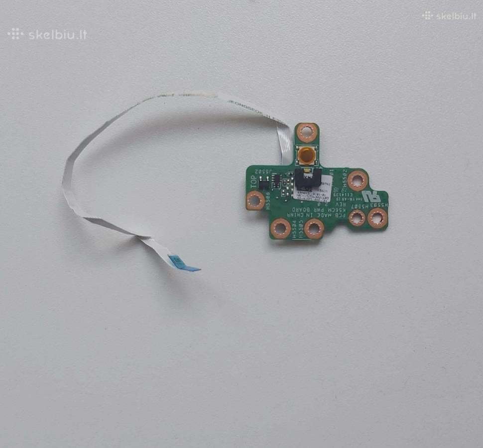 Asus K56 plokštelė su įjungimo mygtuku