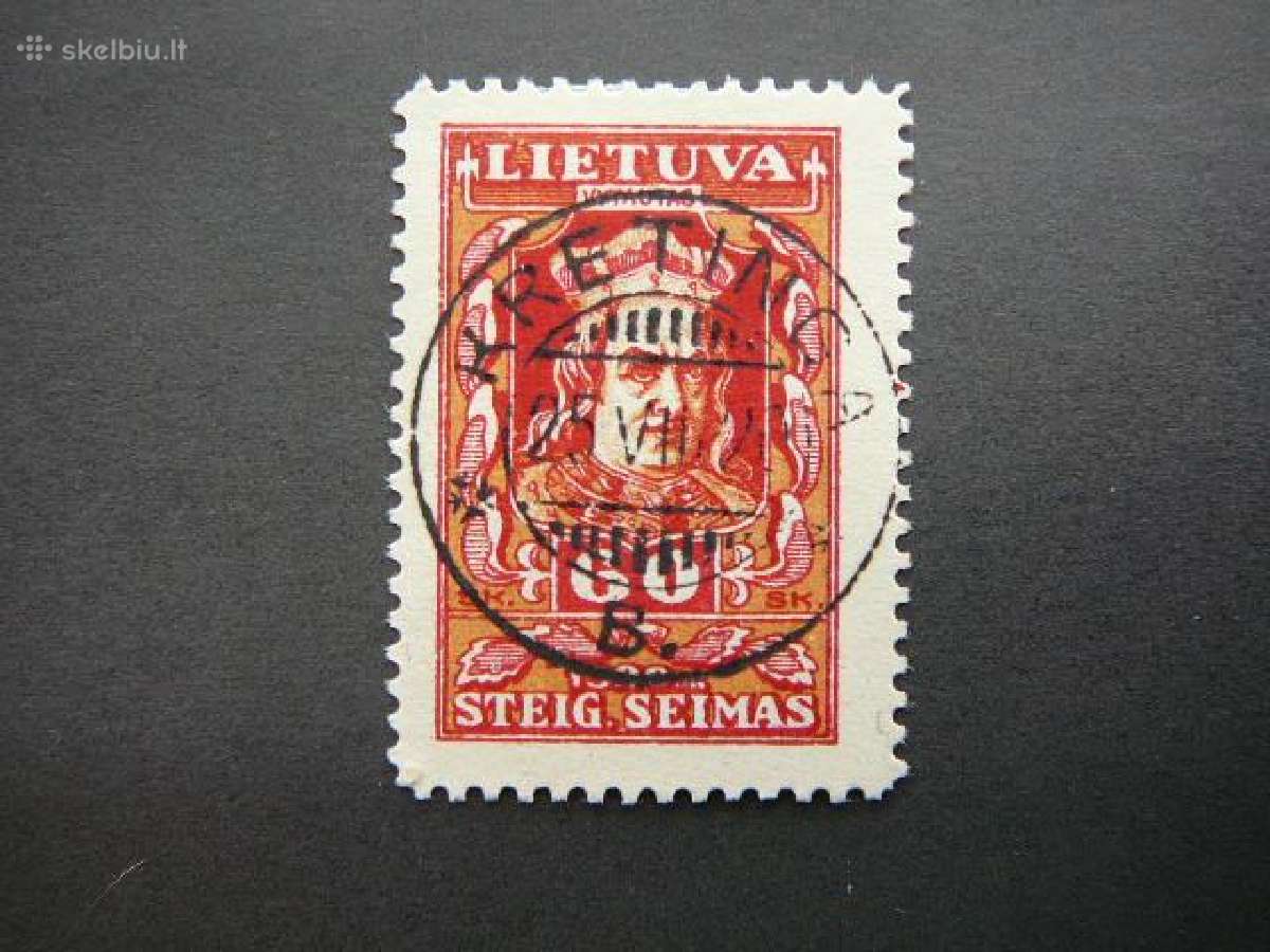 Lietuva 1920 Seimas Vytautas lit82a