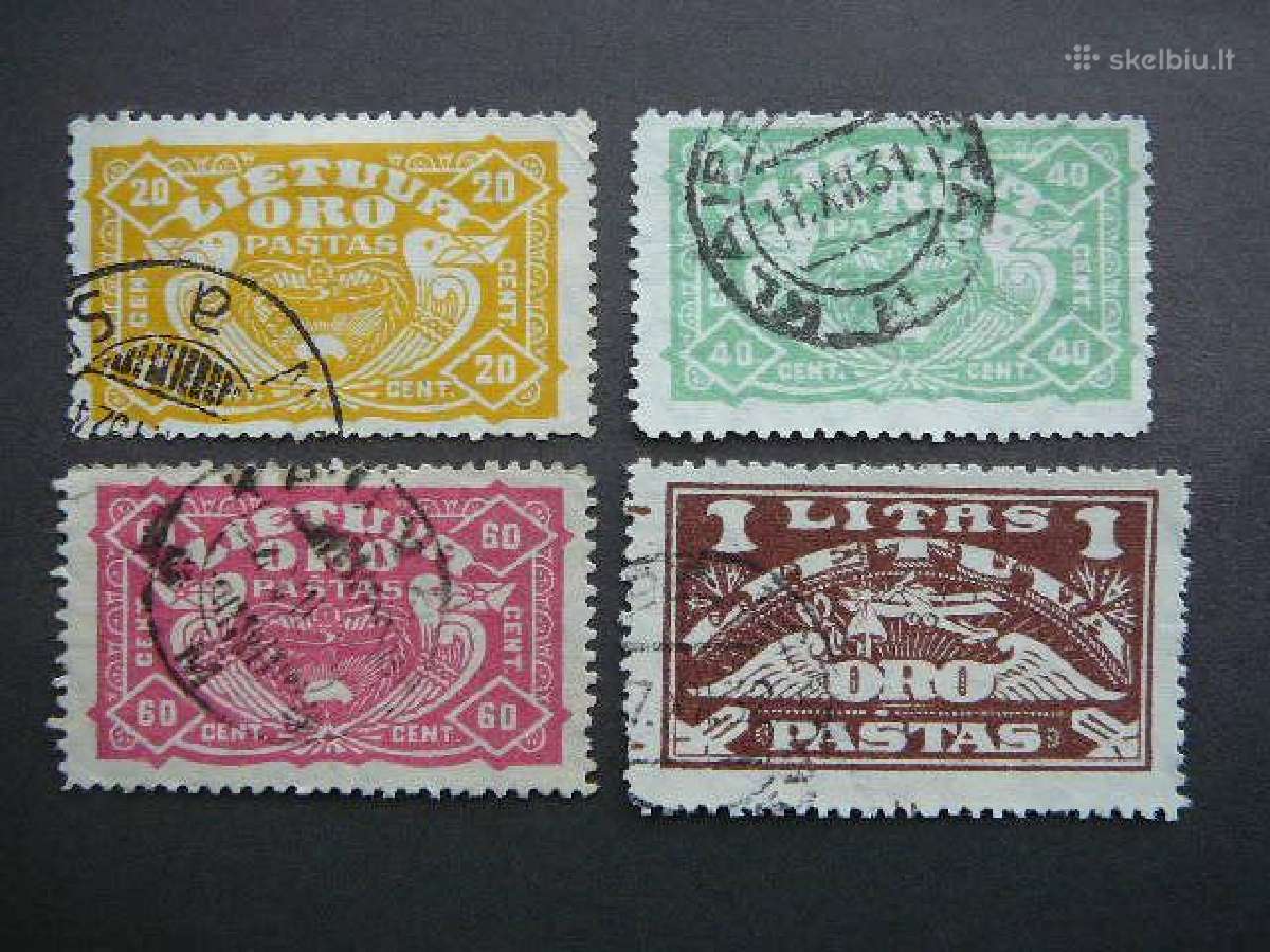 Lietuva 1924 Oro pastas lit220/3a