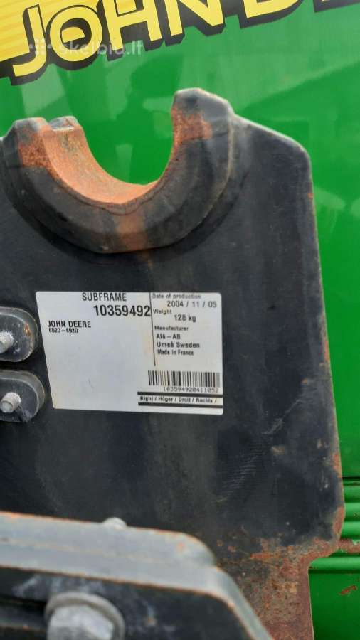 John Deere krautuvo rėmas su džoistiku - nuotraukos Nr. 7