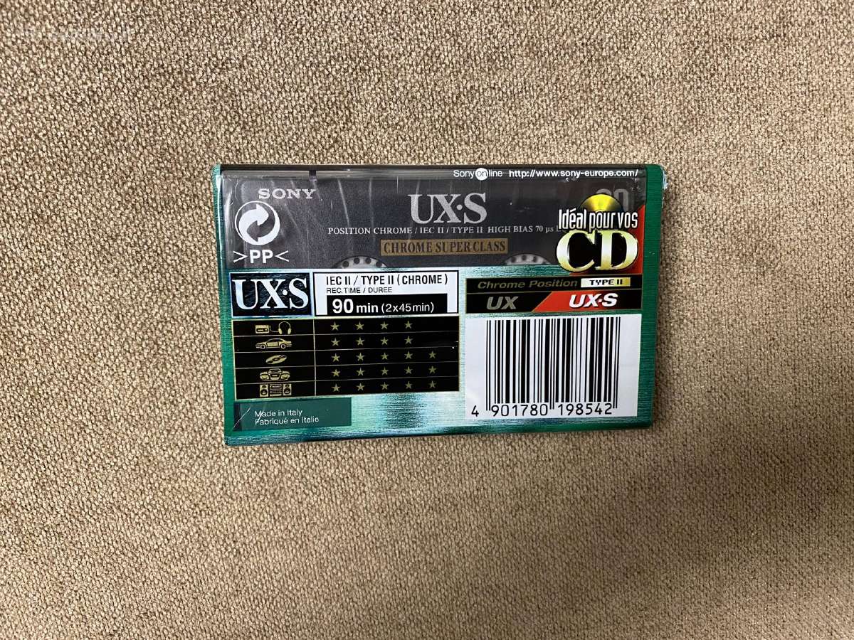 Sony Ux-s 90 neišpakuota kasetė 99-01m. - nuotraukos Nr. 2