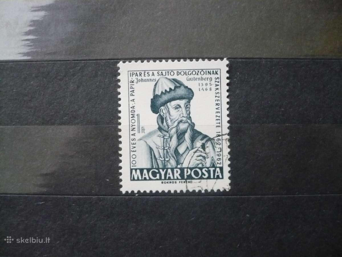 1962 Spausdintojų ir popieriaus gamintojų 100