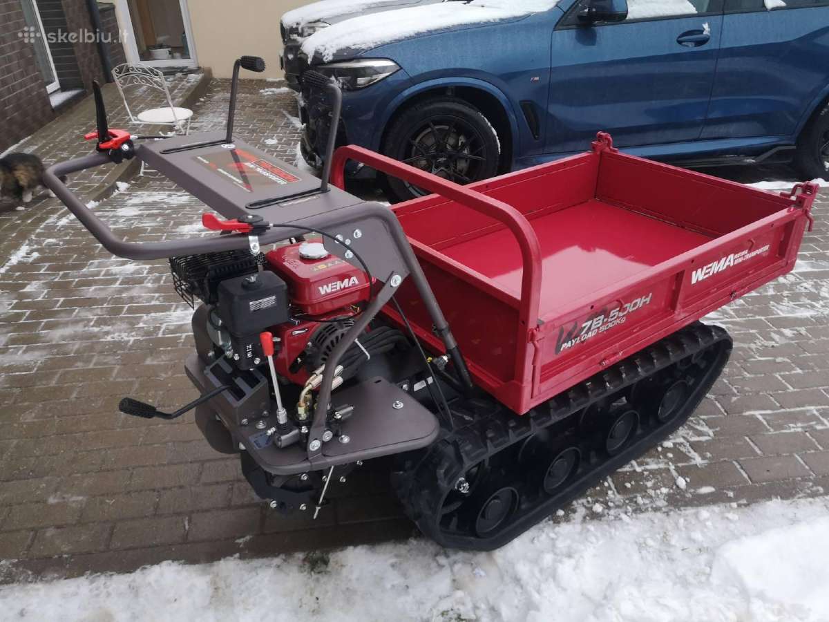 Motorinis karutis''weima'' su hidraulika. - nuotraukos Nr. 6