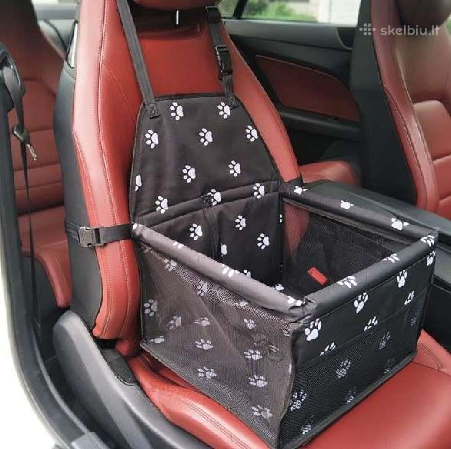 Automobilinis krepšys šuniukui