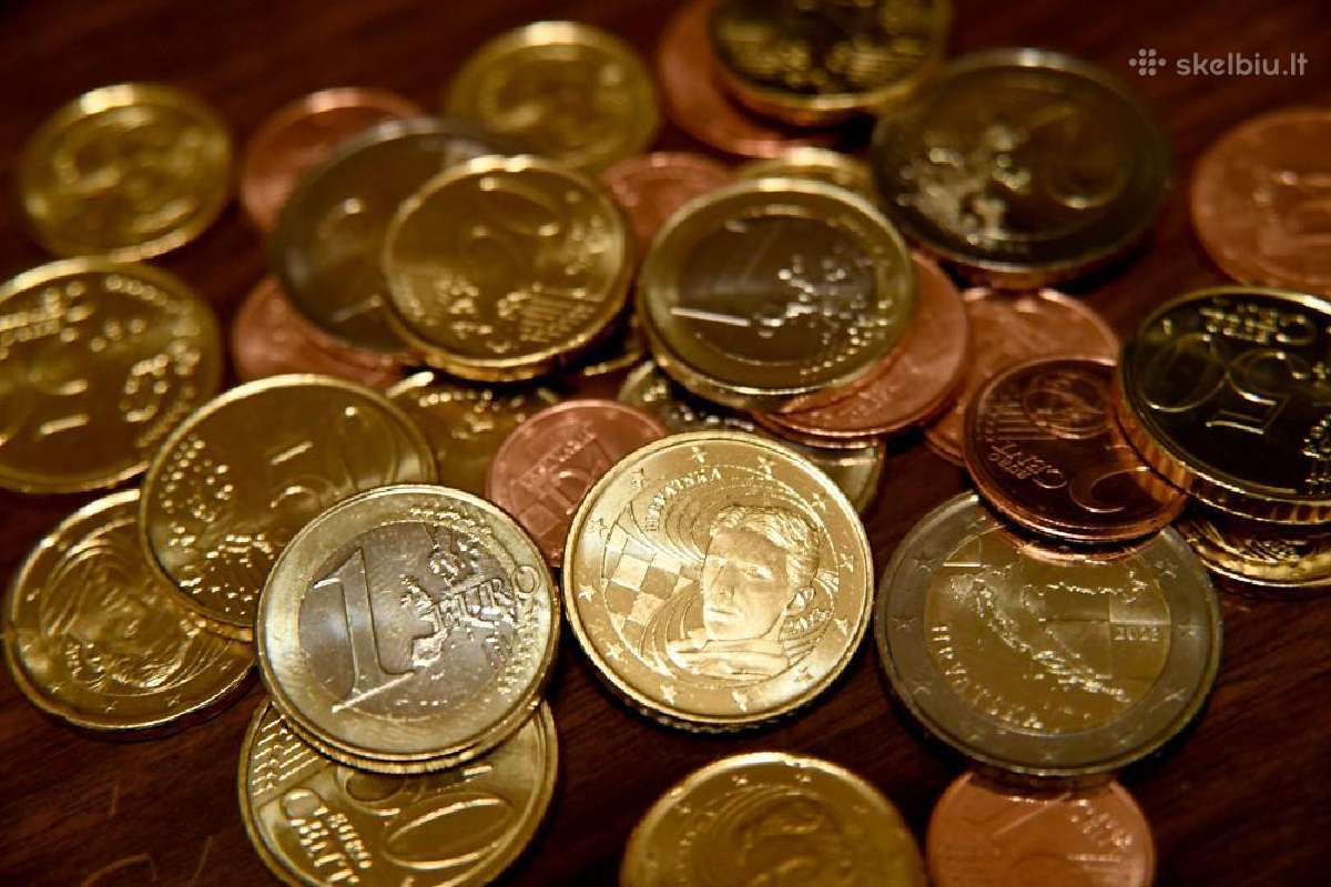 Kroatijos 2023 metu euro monetu rinkinys - nuotraukos Nr. 5