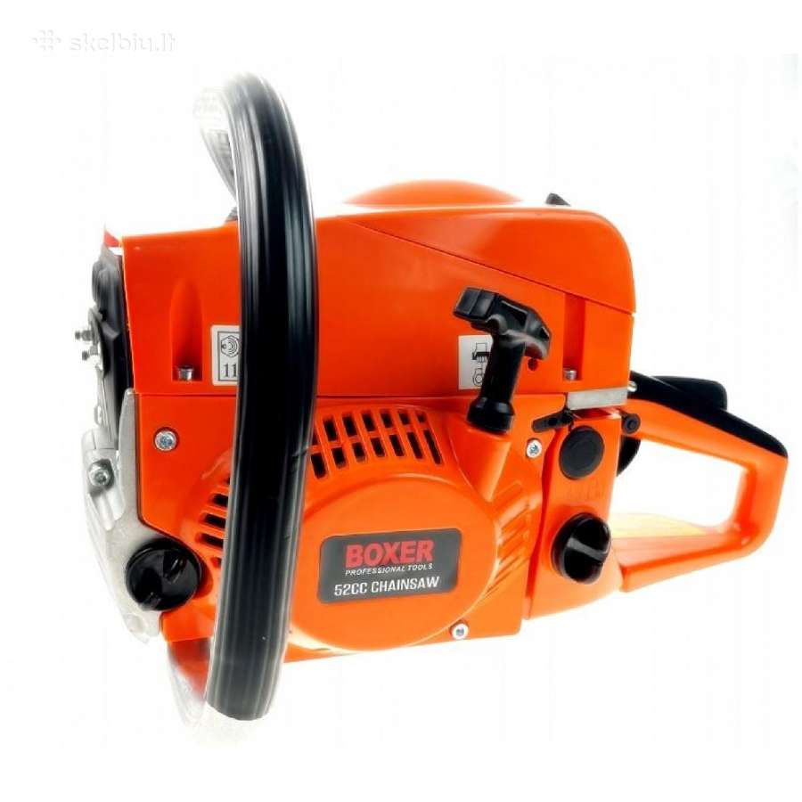 Benzininis grandininis pjūklas 5.9kw Boxer Bx-103 - nuotraukos Nr. 2