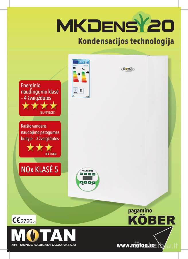 Motan Mkdens 20 kw dujinis katilas - nuotraukos Nr. 3