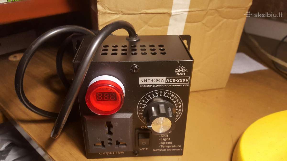 Elektroninis Įtampos ( srovės ) reguliatorius - nuotraukos Nr. 2