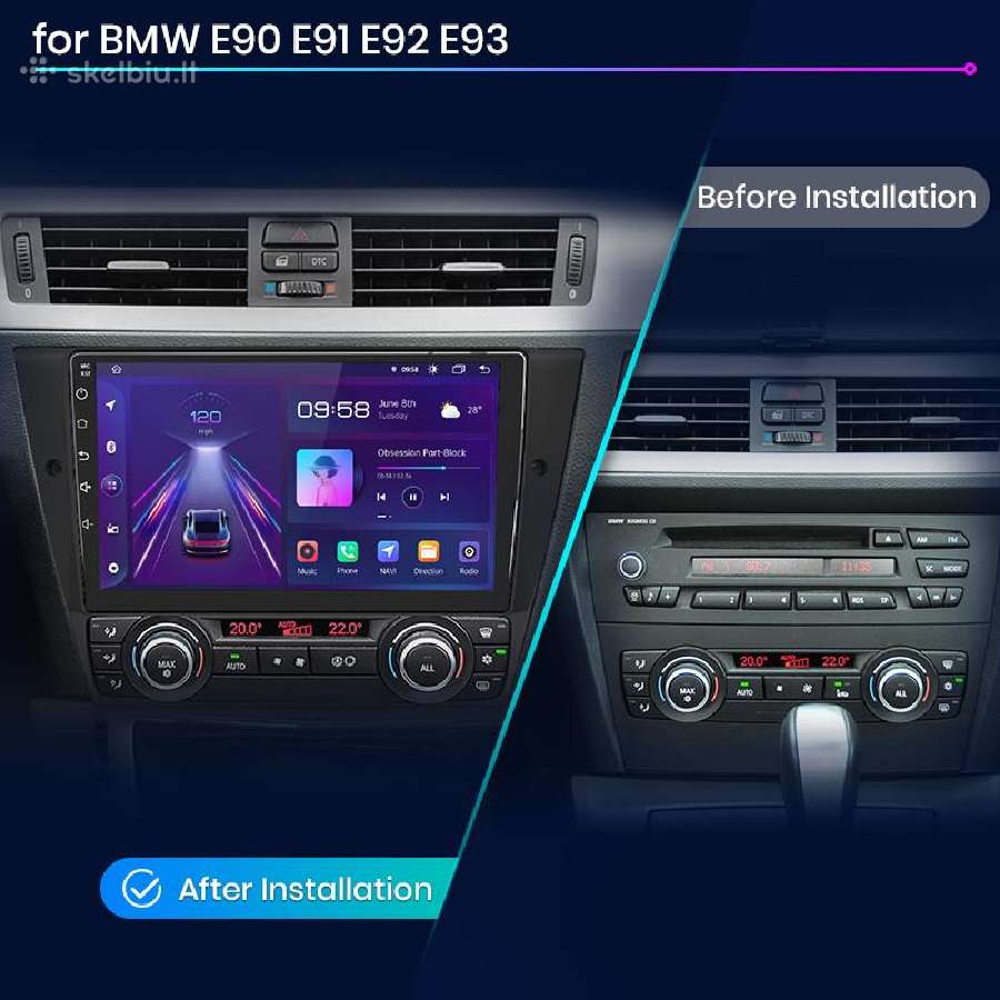 Parduodu Bmw e90, e91, e92 android multimediją - nuotraukos Nr. 6