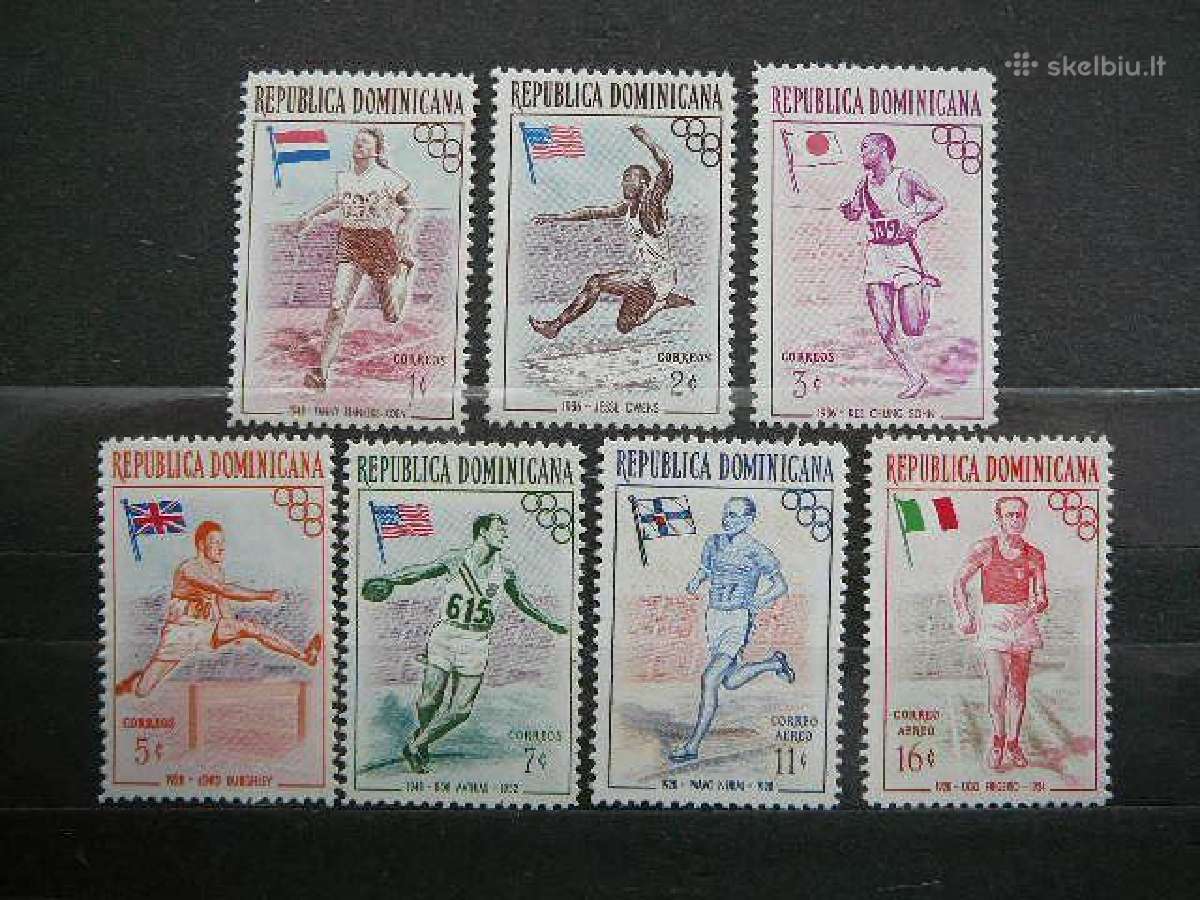 Olimpines vasaros Dominika 1957 dmn560
