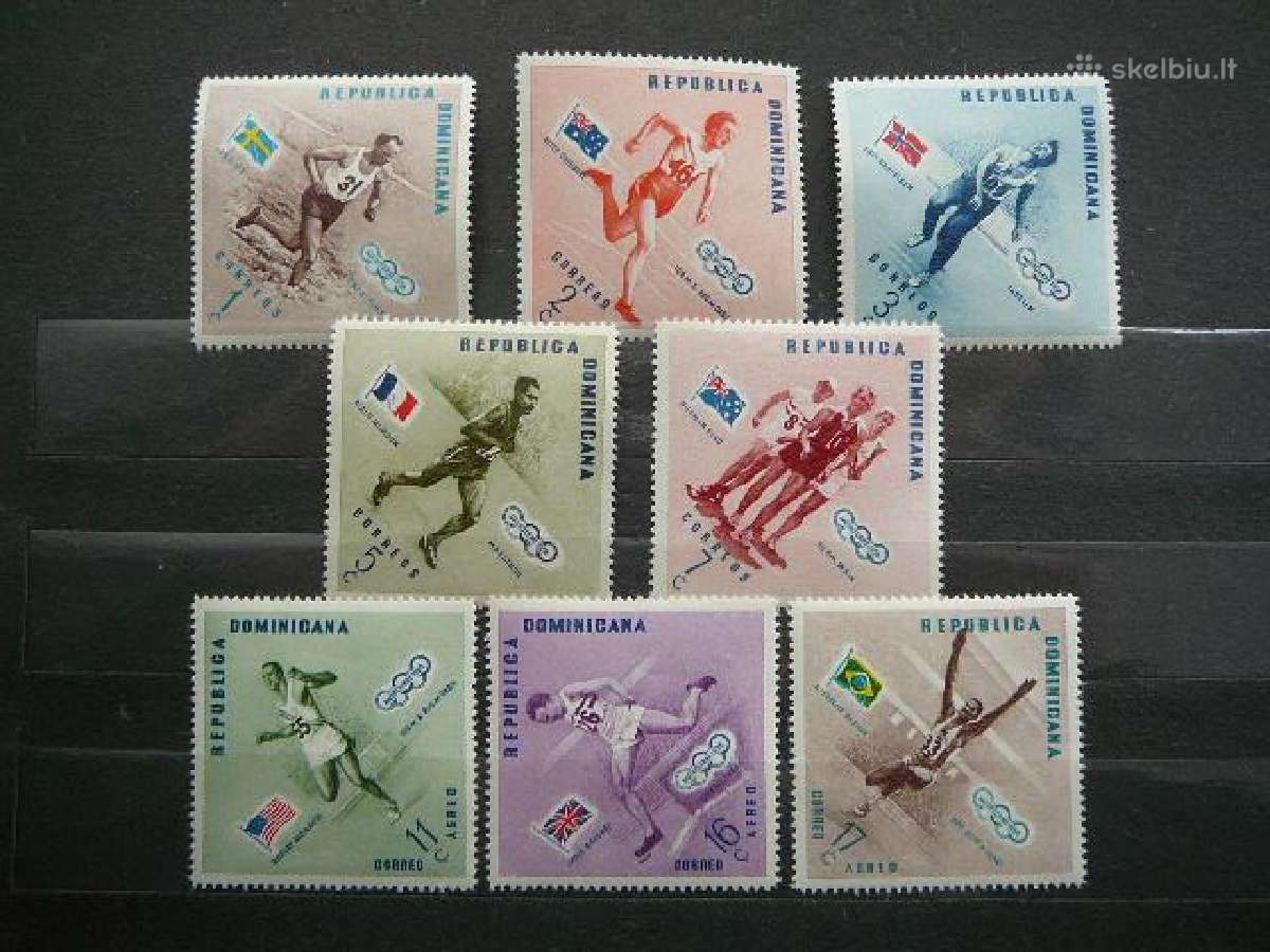Olimpines vasaros Dominika 1957 dmn585