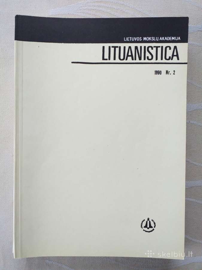 Žurnalas Lituanistica (1990 m. nr. 1 - 4)