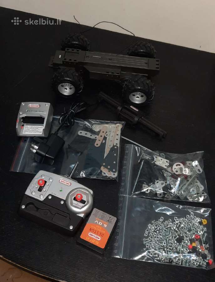 Meccano 8700 konstruktorius su Rc džipu - nuotraukos Nr. 2