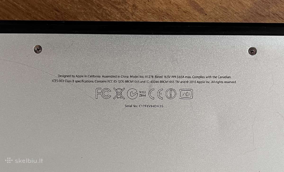 MacBook Pro 13", 500gb SSD, 10gb RAM - nuotraukos Nr. 8