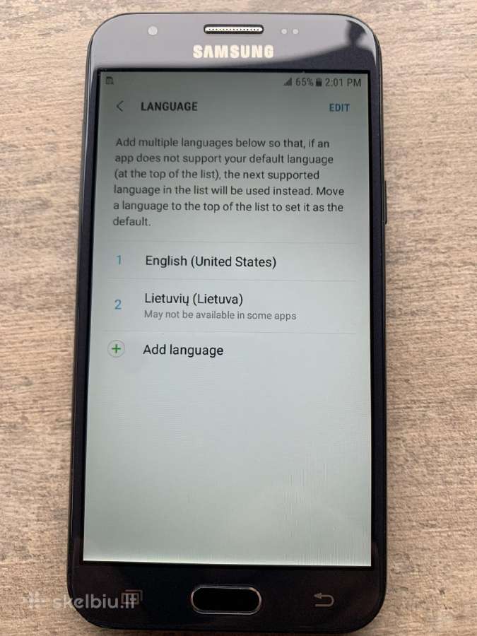 Samsung Galaxy J3 Prime Sm-j327t - nuotraukos Nr. 7