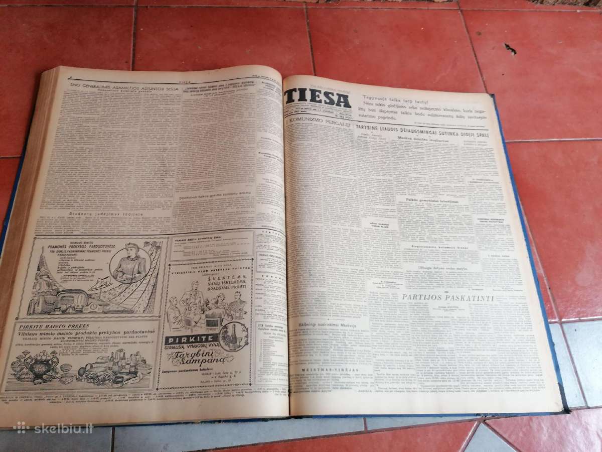 Laikrastis Tiesa 1953 m antras pusmetis. - nuotraukos Nr. 4