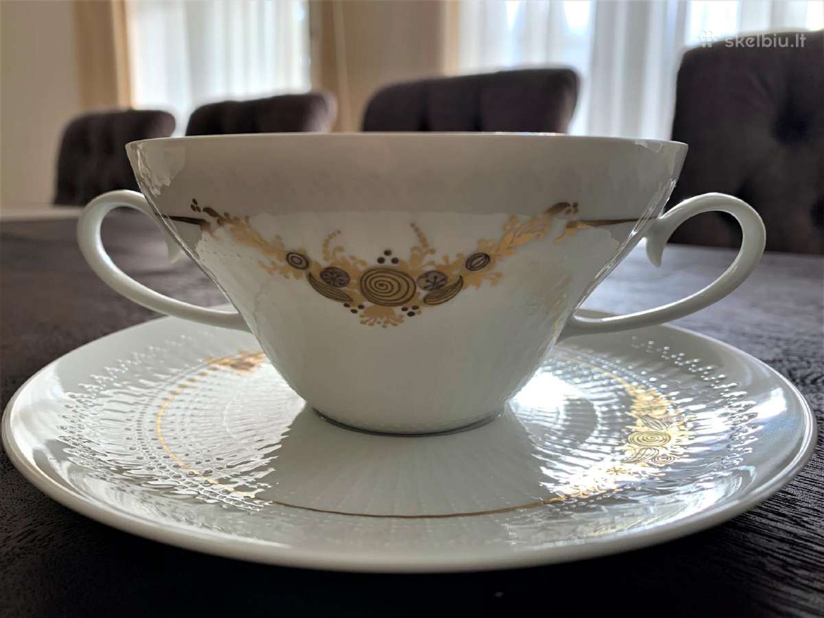 Vintažinis Rosenthal Bjorn Wiinblad dubuo lėkštė