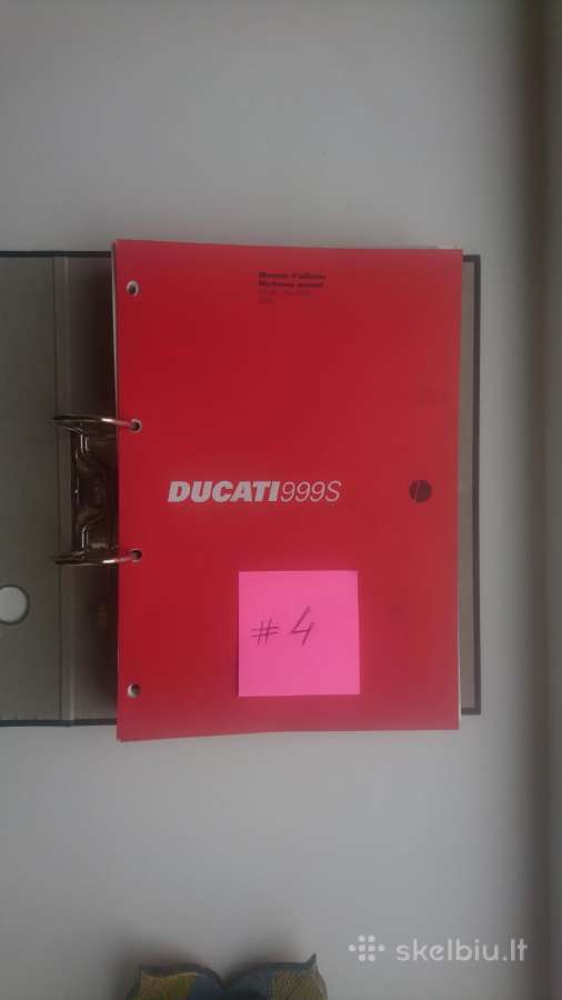Ducati literatūra, workshop manual - nuotraukos Nr. 8