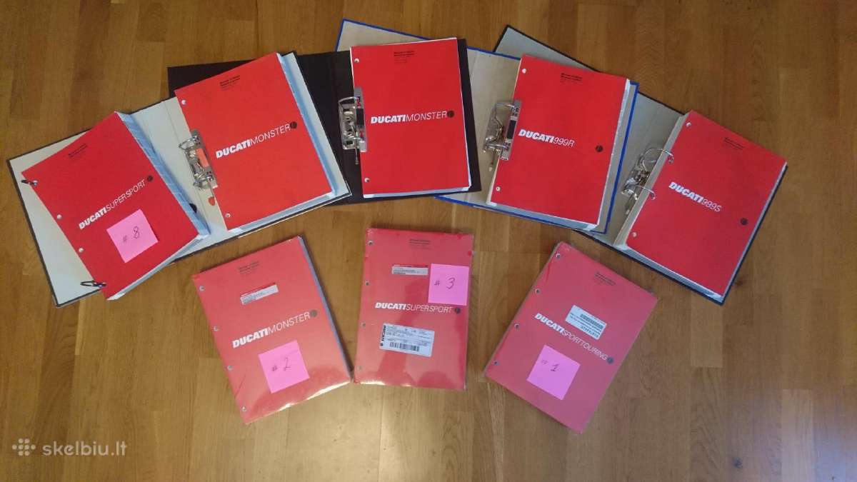 Ducati literatūra, workshop manual