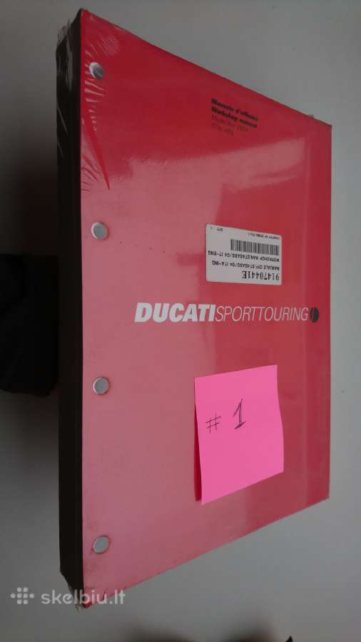 Ducati literatūra, workshop manual - nuotraukos Nr. 3