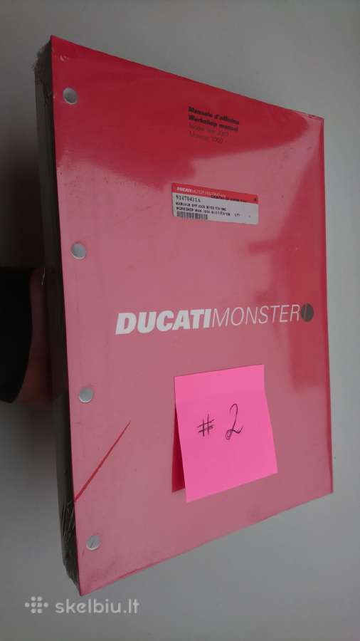 Ducati literatūra, workshop manual - nuotraukos Nr. 5