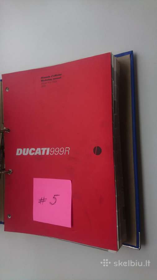 Ducati literatūra, workshop manual - nuotraukos Nr. 11