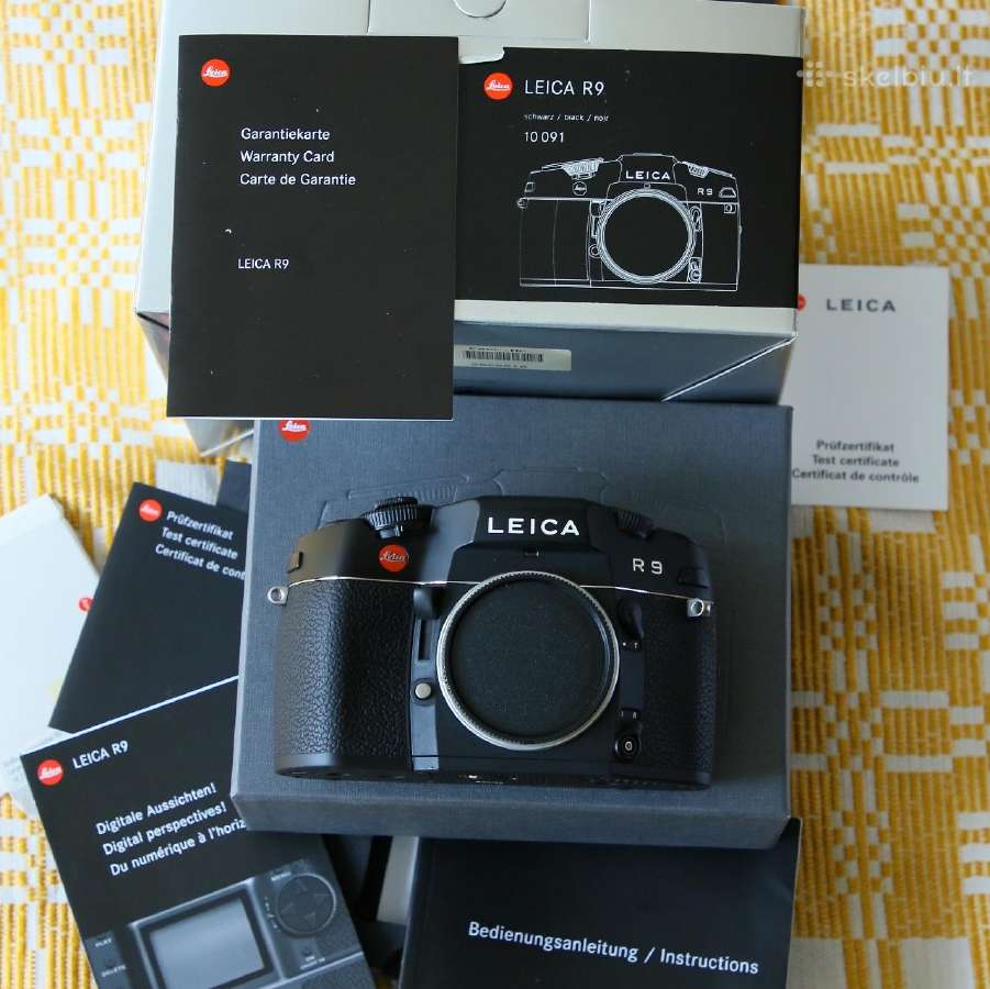 Leica R9 nauja juosta